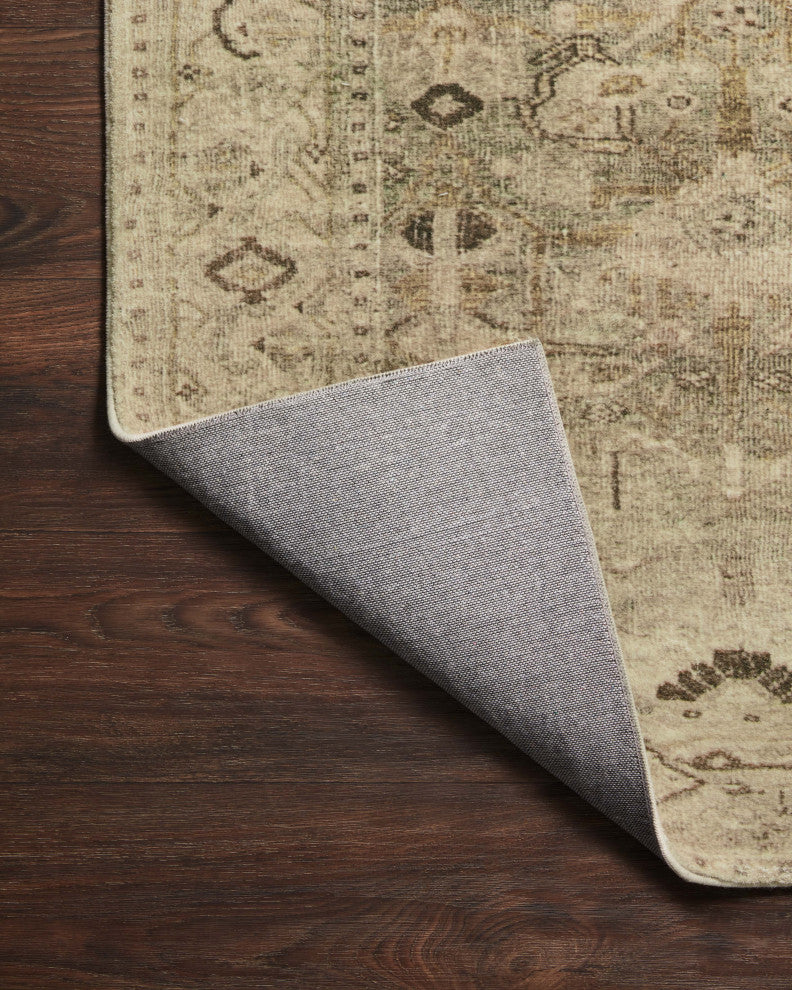 Margot Oriental Antique/Sage Area Rug, 2'6"x7'6"