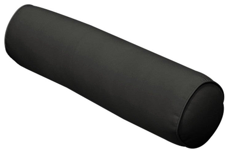 |COVER ONLY| Outdoor Piped Trim Large 26" x 6" Bolster Pillow Slipcover AD109