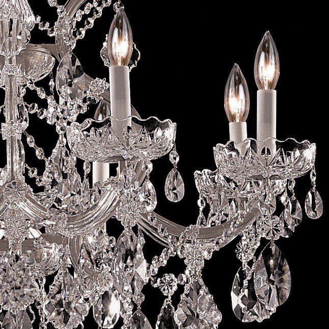 Crystorama Lighting Group 4409-CL-MWP Maria Theresa 9 Light 28"W - Gold