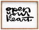 Deny Designs Kal Barteski Open Your Heart Rectangular Tray