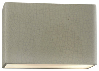 Ambiance ADA Wide Rectangle Wall, 16", Celadon Green Crackle