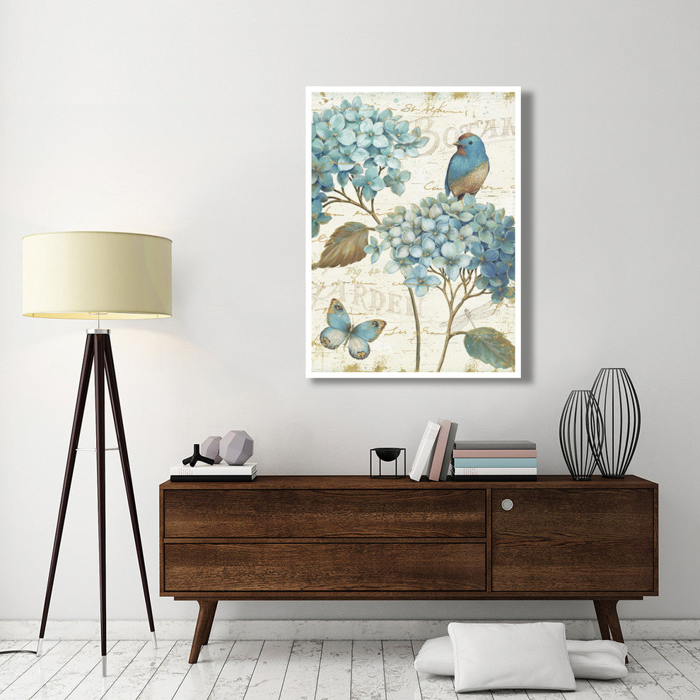 "Blue Garden III Crop" Digital Paper Print by Daphne Brissonnet, 38"x50"