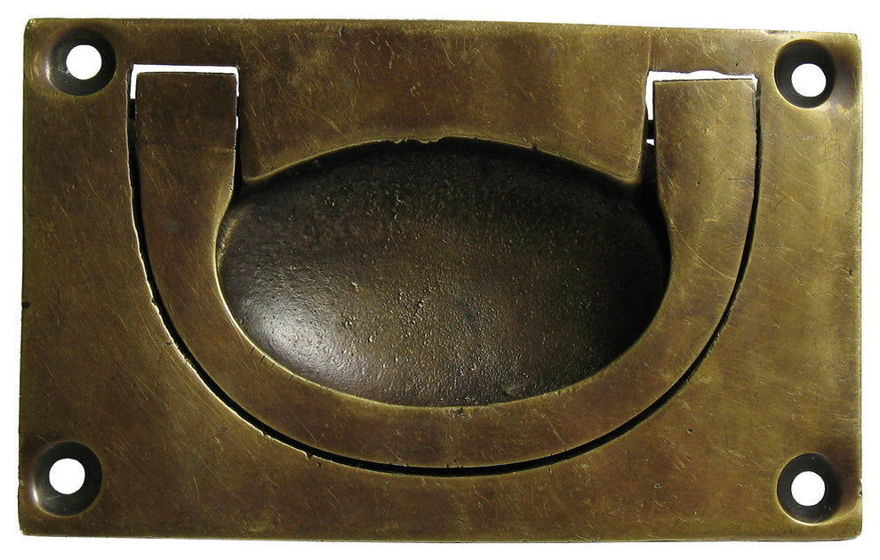 Rectangular Recessed Bin Pull