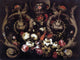 Gabriel De La Corte Grotesques With Flowers, Gallery Wrapped Canvas, 21"x28"
