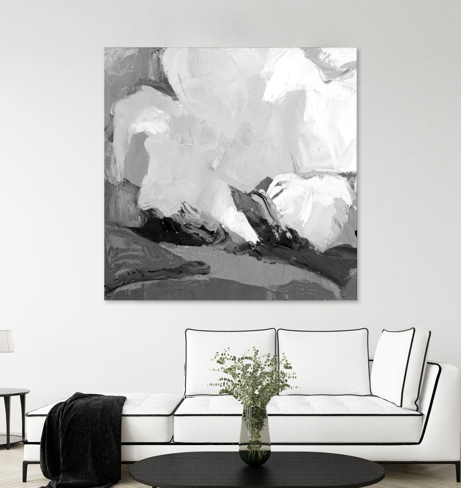 Meadow Vally Fire V1 - 54 x 54 by Julie Devine