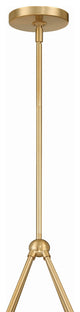 Xavier 4-Light Vibrant Gold Chandelier