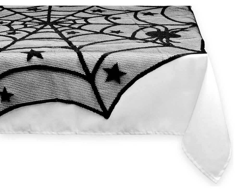 Halloween Lace Table Topper 40 Round