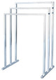 Kingston Brass Pedestal 3-Tier Steel Construction Towel Rack, Polished Chrome