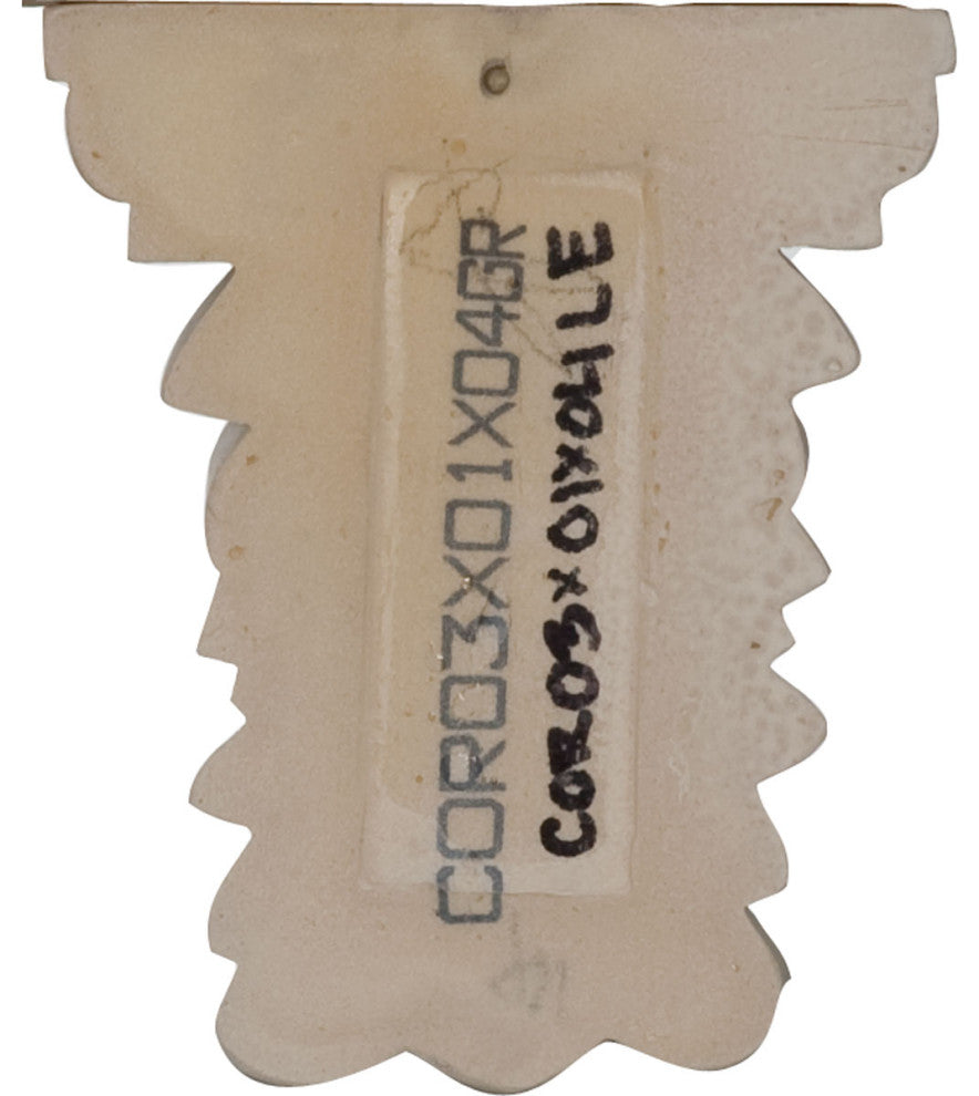 3 1/2"W x 1 5/8"D x 4 1/8"H Baltimore Corbel