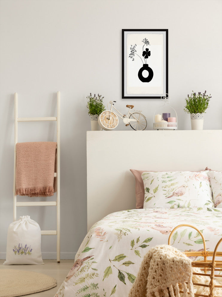 "Donut Vase" Framed Painting Print, 12x18