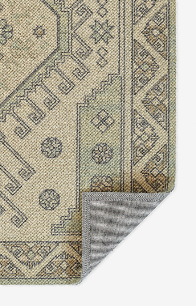 Momeni Anatolia Wool and Nylon Sage Area Rug 5'3" X 7'6"
