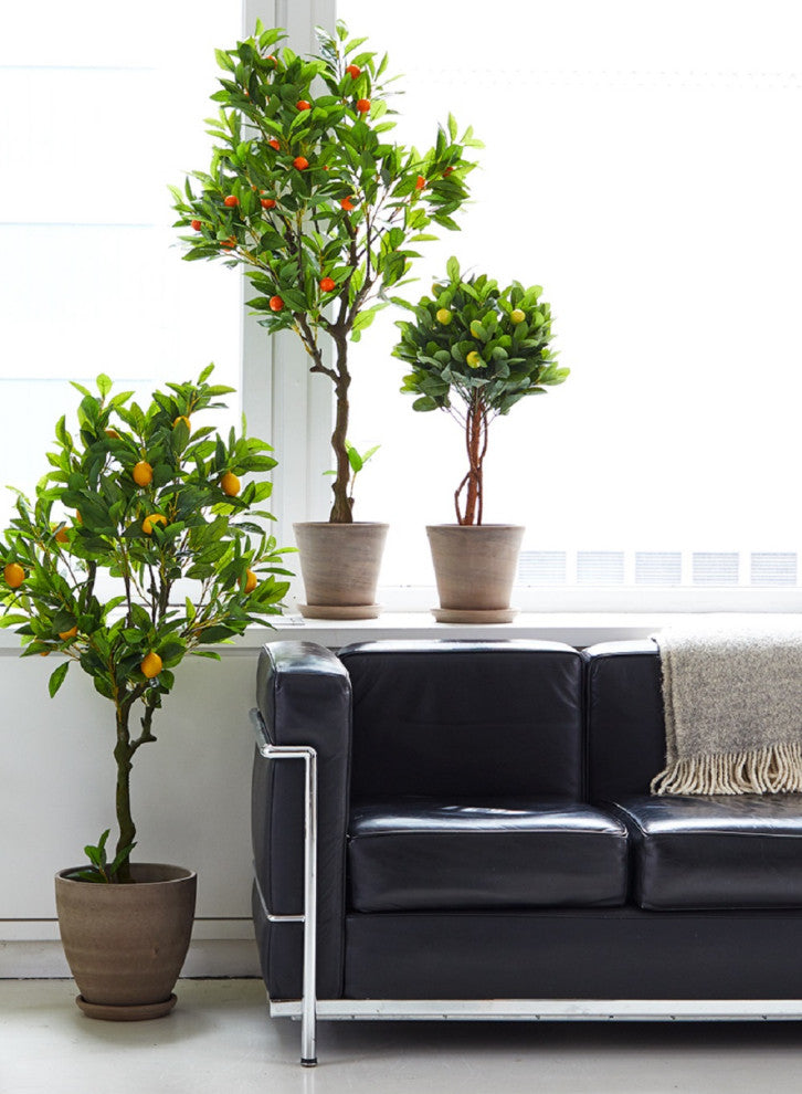 Serene Spaces Living Artificial Orange Tree, 47"