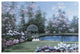 "Lakeside Gazebo" Digital Paper Print by Diane Romanello, 38"x26"