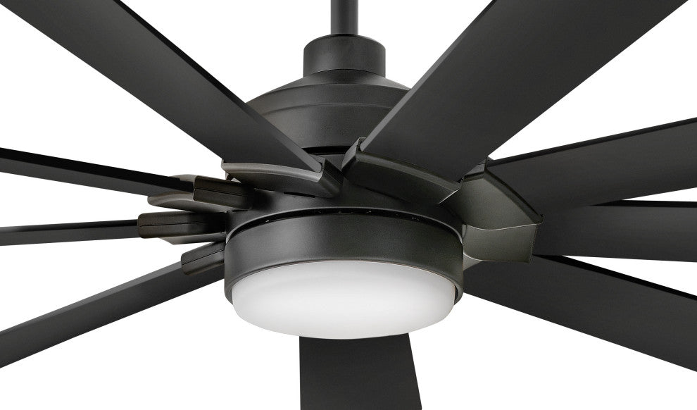 Hinkley Turbine 60" Led Smart Fan, Matte Black