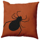 20"x20" Big Spider Decorative Throw Pillow, Sienna