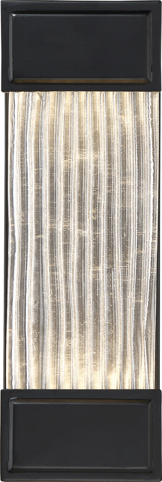 Nuvo Kinsey 1-Light LED Aged Bronze Wall Sconce Light