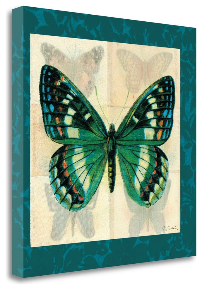 "Silk Butterfly II" By Sue Schlabach, Giclee Print on Gallery Wrap Canvas