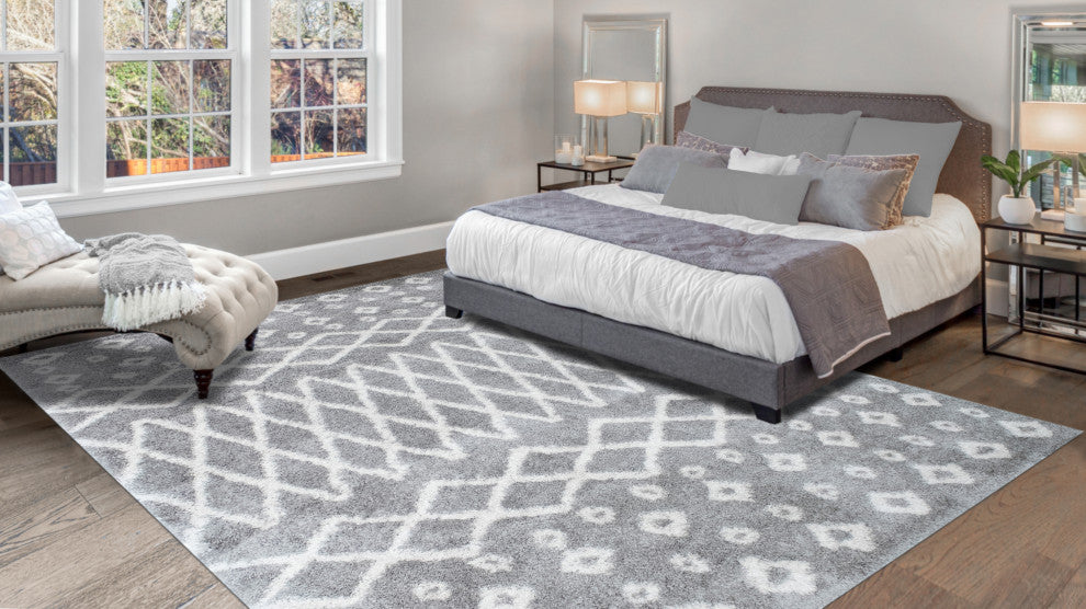 Noori Rug Shag Roy Silver/Ivory Rug