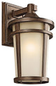 Kichler Energy Efficient Atwood Brownstone 14.25" LED Outdoor Wall Lantern