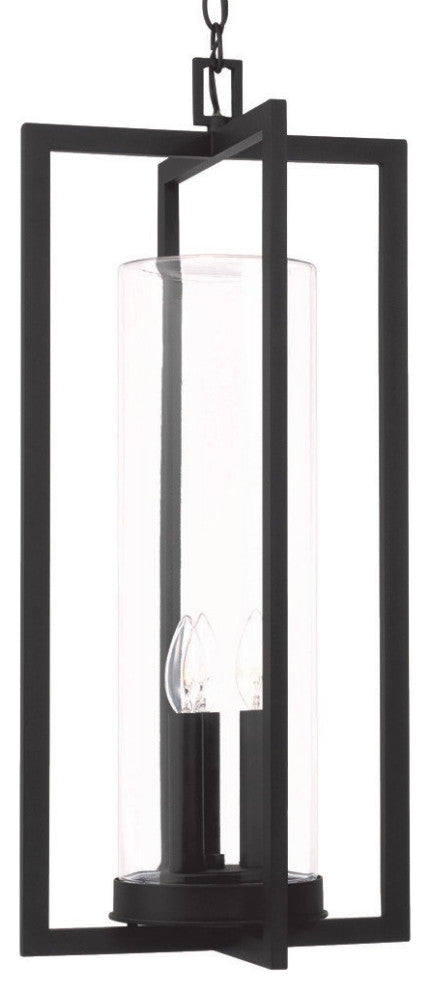 Capital Lighting 948232 Kent 3 Light 12"W Multi Light Pendant - Black