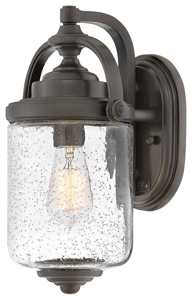 Willoughby 1-Light Outdoor Wall Mount, Oil Rubbed Bronze