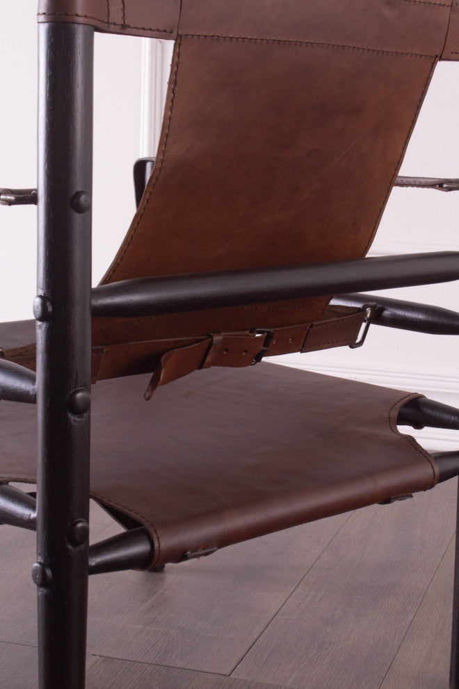 Occasional Chair Karly, African/Tobacco