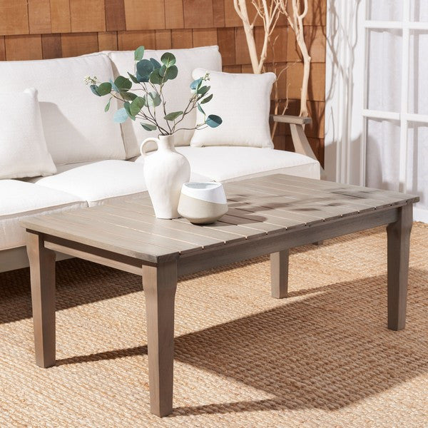 Safavieh Martinique Patio Coffee Table Light Grey