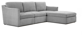 Aiden Gray Modular Small Chaise Sectional - Grey
