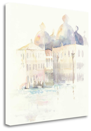 "Venice Evening Square" By Avery Tillmon, Giclee Print on Gallery Wrap Canvas