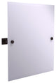 Montero Contemporary Frameless Beveled Edge Tilt Mirror, Antique Bronze