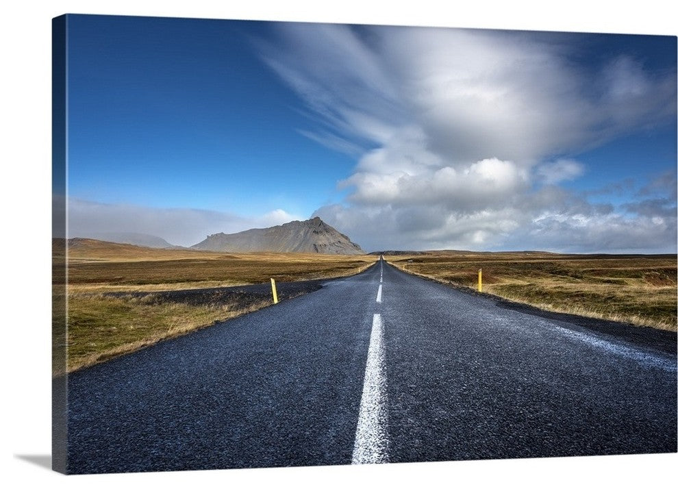 "Go ahead" Wrapped Canvas Art Print, 24"x16"x1.5"
