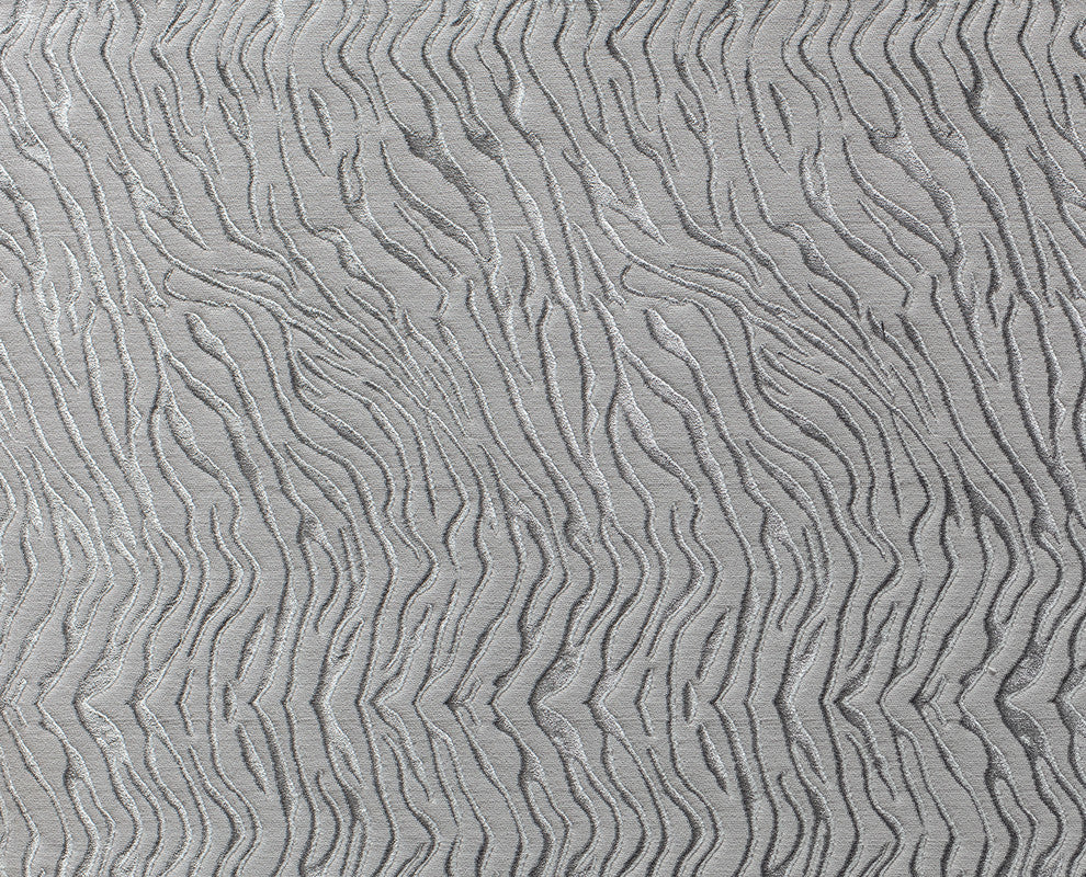 Natura Transitional Modern Animal Print Area Rug, Gray Tiger, 5'' X 7''