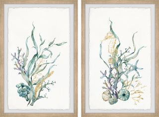 Underwater Garden Diptych, 2-Piece Set, 24x36 Panels