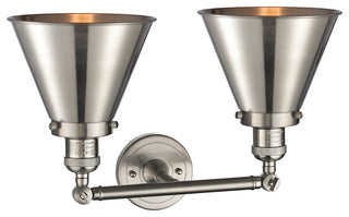 Appalachian 2-Light Bath Vanity-Light, Brushed Satin Nickel, Brushed Satin