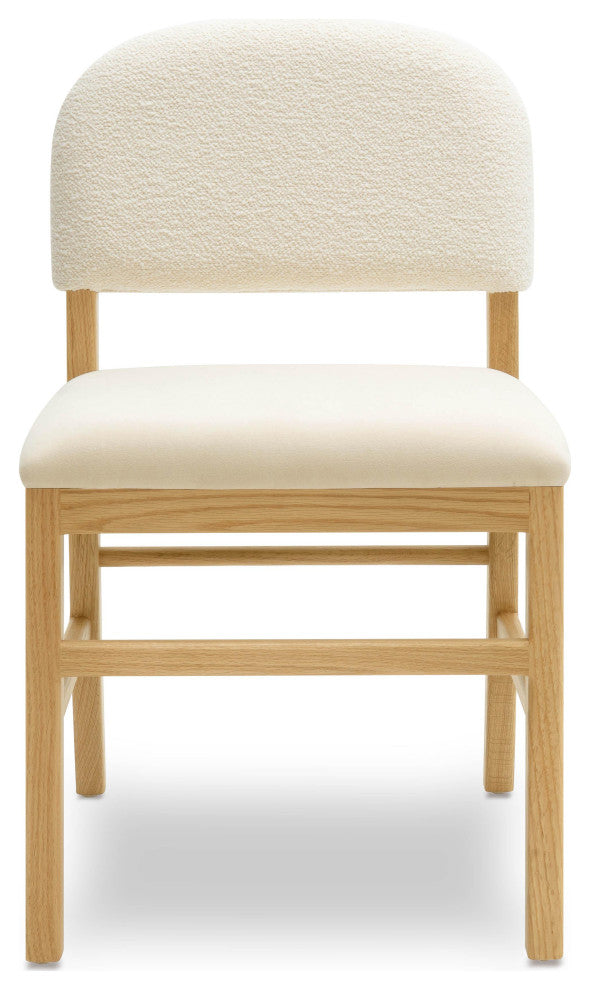 Calla Performance Velvet Dining Chair, Cream
