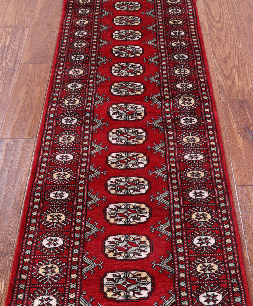 2' 0" X 6' 0" Silky Bokhara Hand Knotted Wool Runner Rug - Q13831