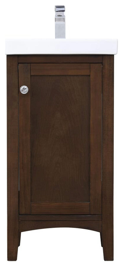 Elegant VF2318AC 18" Single Bathroom Vanity Set, Antique Coffee