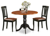 Dlav3-Bch-Lc 3 Pc Kitchen Table Set -Dining Table And 2 Kitchen Chairs