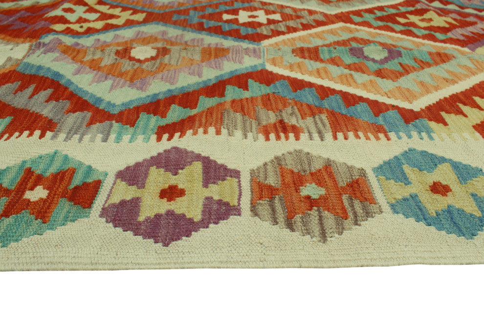 Sangat Kilim Ayobami Rust Rug