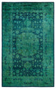 Fine Vibrance, One-of-a-Kind Handmade Area Rug Blue, 14'10"x9'3"