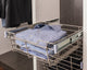 Satin Nickel Closet Pullout Basket 14"x23"x11"