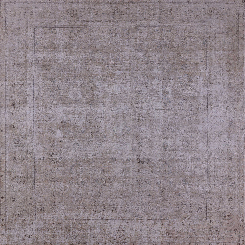 Ahgly Company Indoor Square Mid-Century Modern Area Rugs, 7' Square