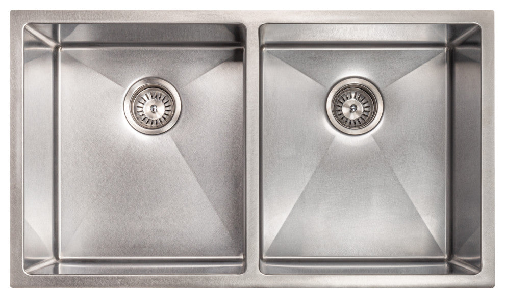 33" Anton Undermount Kitchen Sink  Fingerprint Resistant Stainless Steel