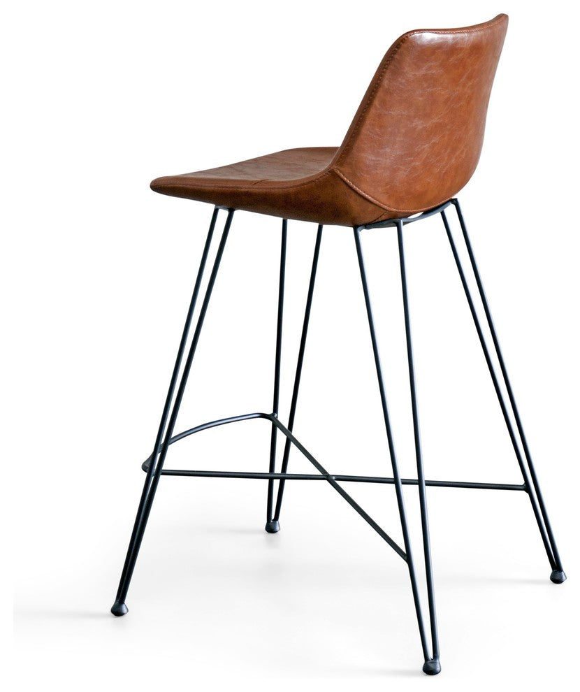 Oda Stool, Brown, Counter Height