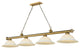 Zlite 2306-4RB-WM16 4-Light Billiard, White Mottle