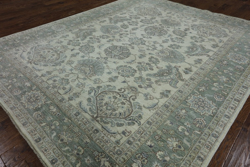 Floral Handmade Peshawar Oriental Area Rug 8'x10', MC568