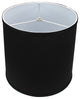 Fenchel Shades, 12"x13"x12" Spider Attachment Drum Lamp Shade, Linen