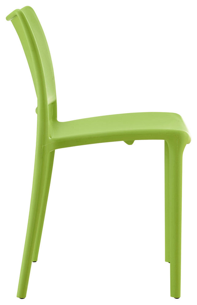 Green Hipster Dining Side Chair Set of 4