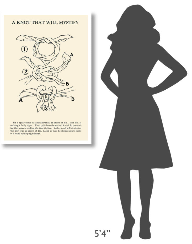 "A Knot That Will Mystify" Digital Paper Print by Retromagic, 26"x38"