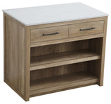 Home Living 42" Kitchen Island, Natural Oak